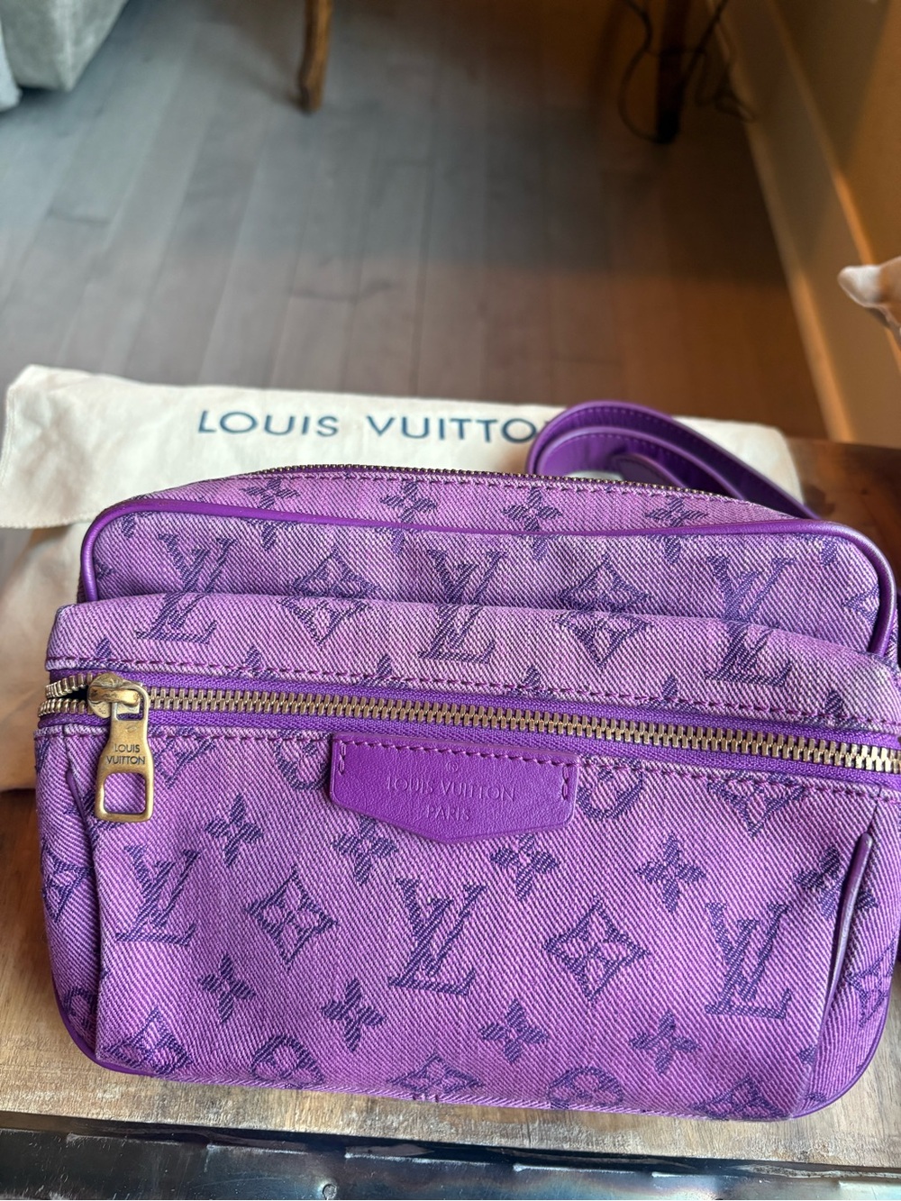 Louis Vuitton Purple Monogram Canvas Outdoor Bumbag